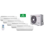 Sistem mini VRF STARWAY unitate externa 34000 btu + 2 x unitati interne tip Split 7500 btu + 3 x unitati interne tip Split 9500 btu, 220~240V/1N/50Hz, R410a