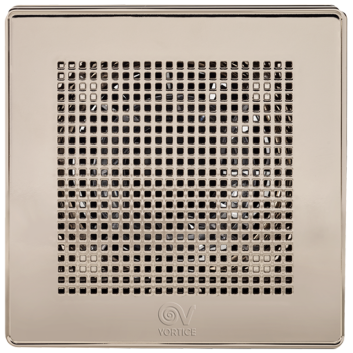 Ventilator axial de baie VORTICE GAMA LUX ORO GIALLO: Punto ME 100/4" LL Long-Life AUR GALBEN, Diametru 100mm, Debit 95 m3/h, 2240 RPM, 9W, IPX45 cod VOR-11306