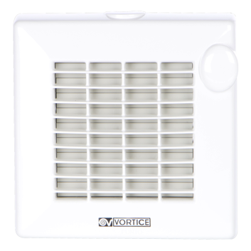 Ventilator Baie, Axial, Vortice Punto M 100/4" A T, Jaluzele Automate, Timer, Diametru 100mm, Debit 90 mc/h, 2300 RPM, 18W, IPX4