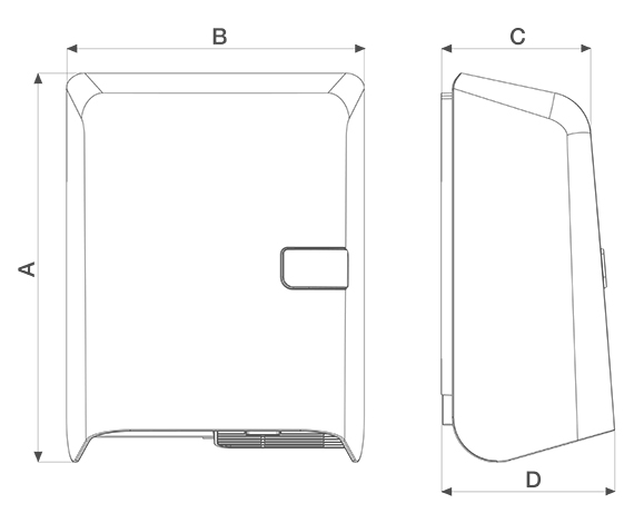 Uscator de maini manual - Easy Dry